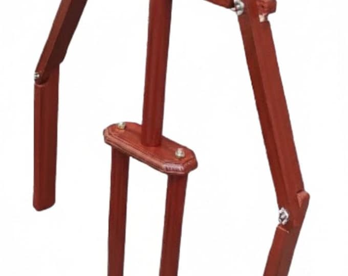 Solid Wood Medieval Armor Stand for Knight Helmet & Chainmail Display Rack Decor