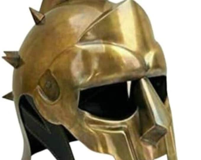 Medieval Gladiator Helmet – Sugarloaf, Barbuta, Burgonet & Crusader Knight Armor Home Décor