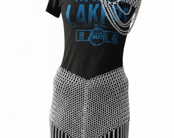 Handmade Aluminium Chainmail Armor Set | LARP Costume