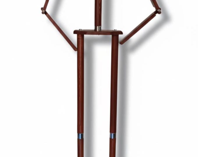 6FT Wooden Knight Armor Stand for LARP, SCA, and Costume Display