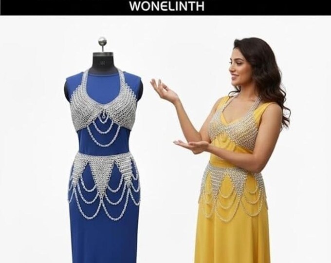 Handmade Aluminum Chainmail Shirt – Medieval Armor LARP Cosplay Festival Costume Lightweight Rings 32–36"