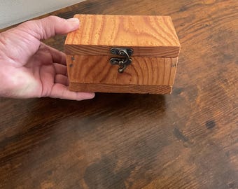 Handmade treasure chest. Filled with real authentic treasure.
