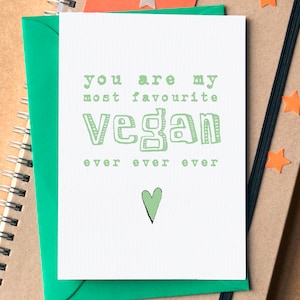 Lieblings-Veganer überhaupt lustige Karte