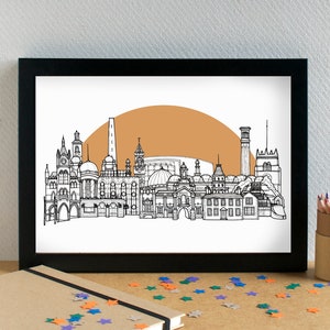 Bradford Skyline Art Print