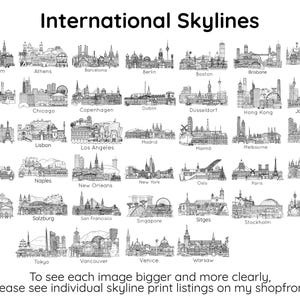 Personligt examenskort med skyline bild 9