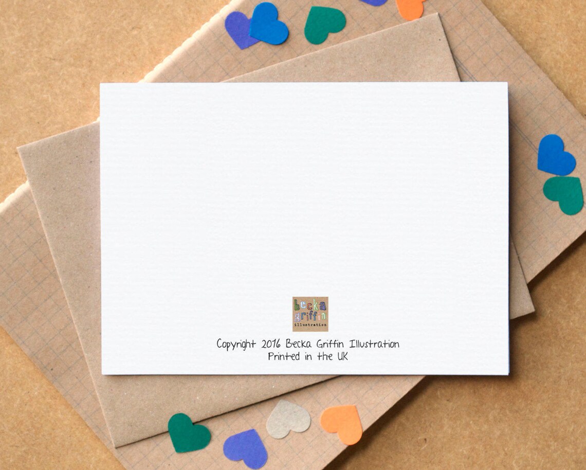 Lake District Skyline Greetings Card - Etsy