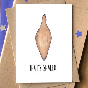Carte de retraite amusante « C'est échalote »