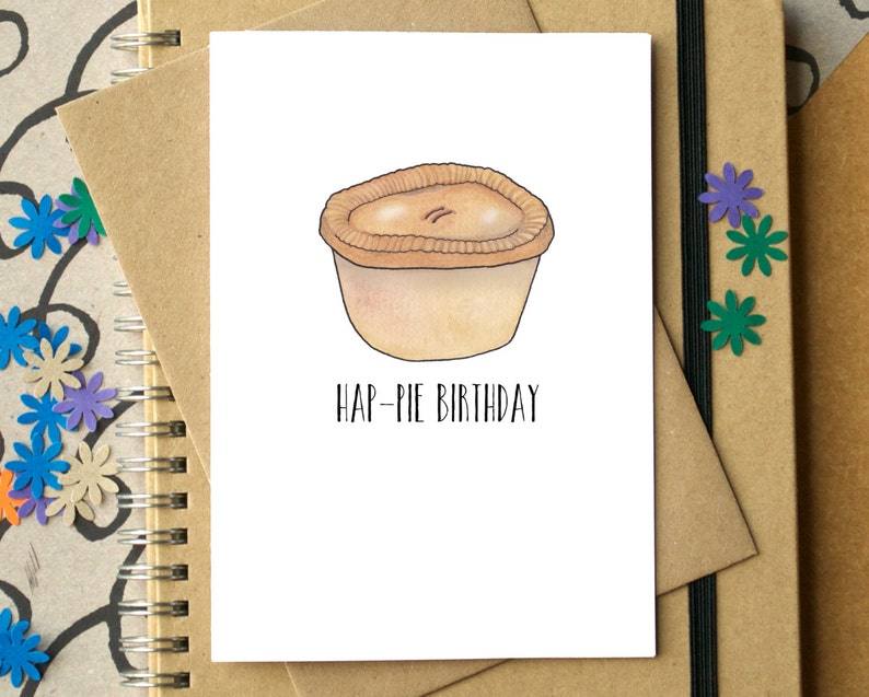 Funny Hap-Pie Birthday Card image 1