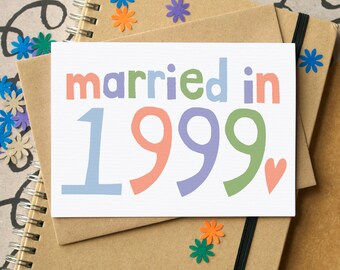 Twenty-fifth Wedding Anniversary Card