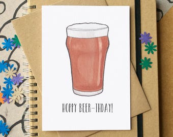 Funny Craft Beer Birthday Card