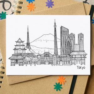 東京スカイライングリーティングカード