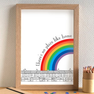 There's No Place Like Home Housewarming Print