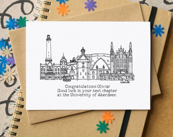 Starting University Personalised Skyline Card