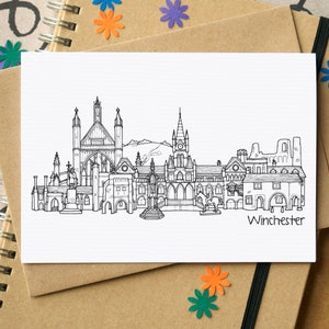 Carte de voeux Winchester Skyline