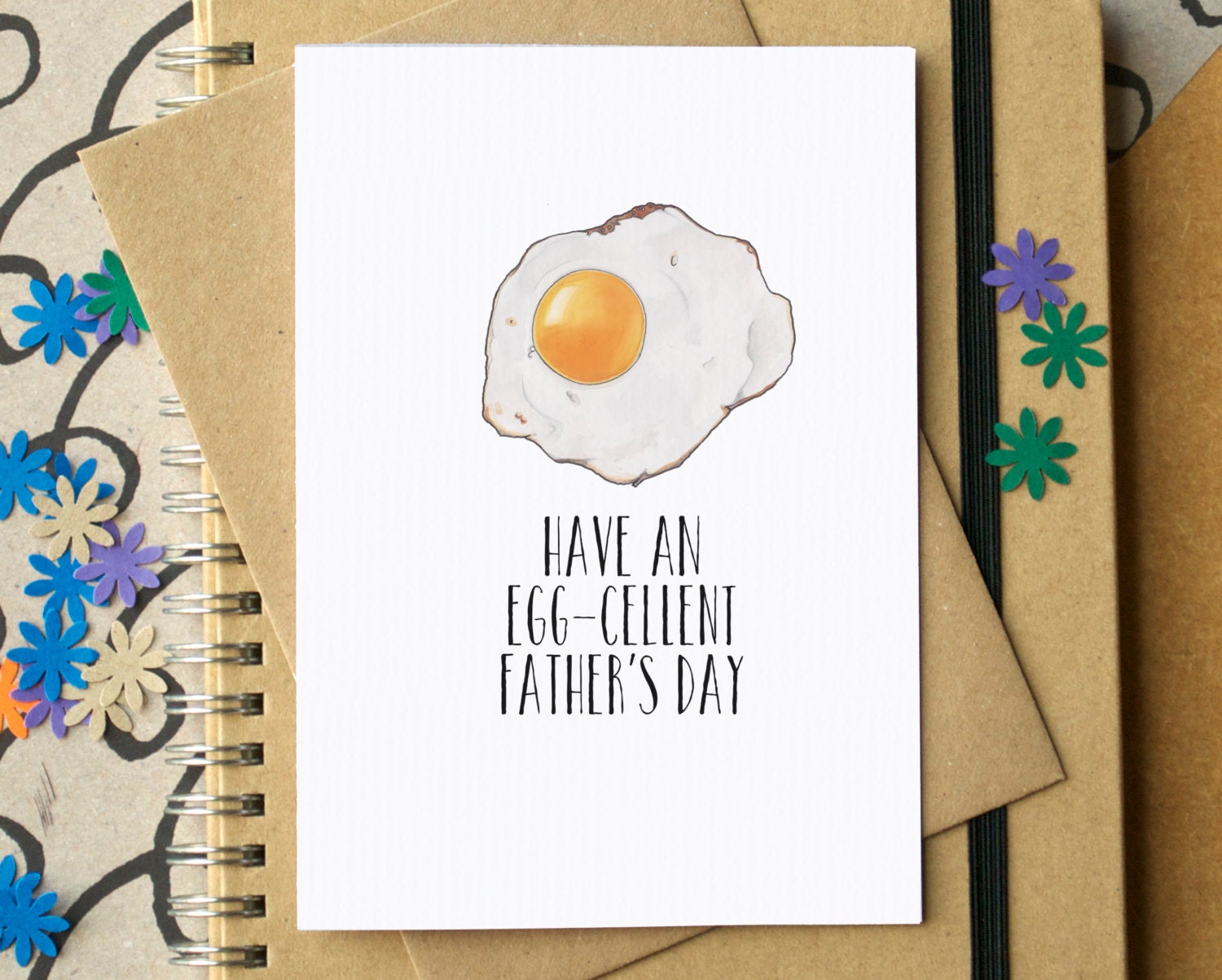 Funny have an Eggcellent Father's Day Card Etsy