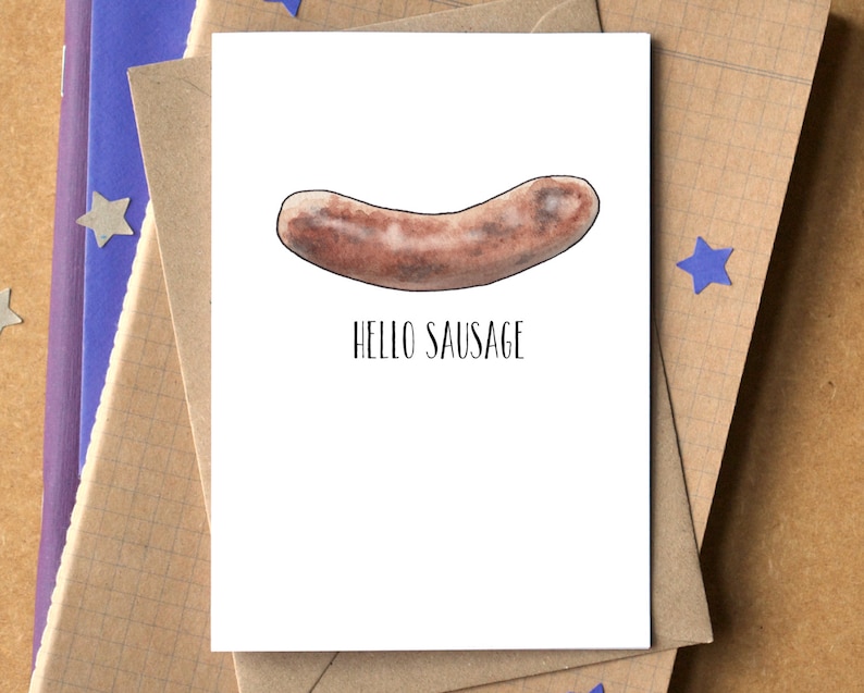 Happy Birthday Sausage Card image 2