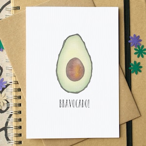 Funny Bravocado Graduation or Exam Results Card image 1