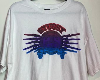 Rare Design Vintage Brand Stussy T-shirt 2000s - Etsy