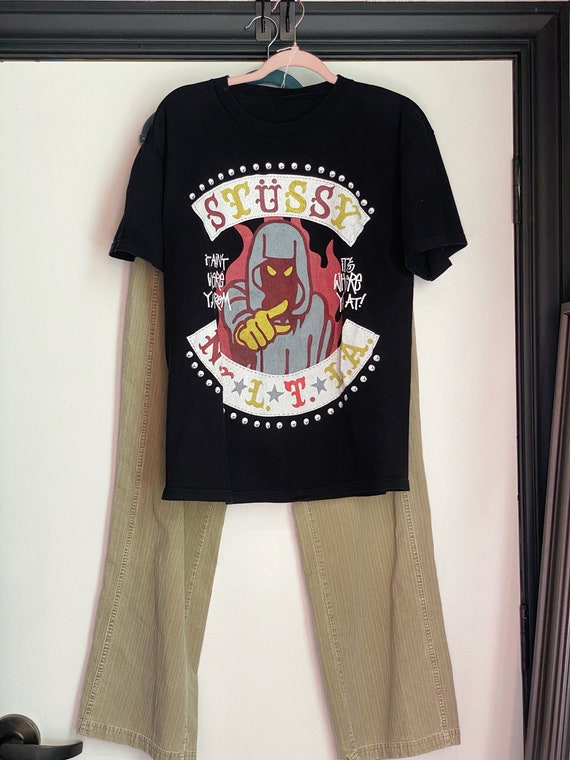 Vintage Stussy Monogram T-Shirt (S) – Baggy Boys Ltd.