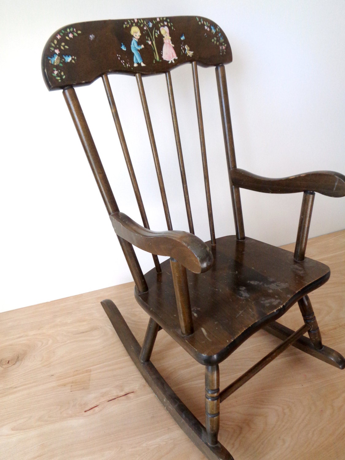 oak hill child's rocking chair