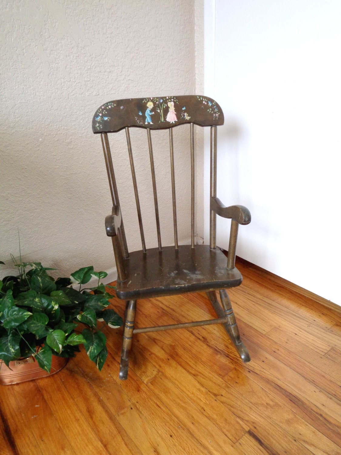 oak hill child's rocking chair