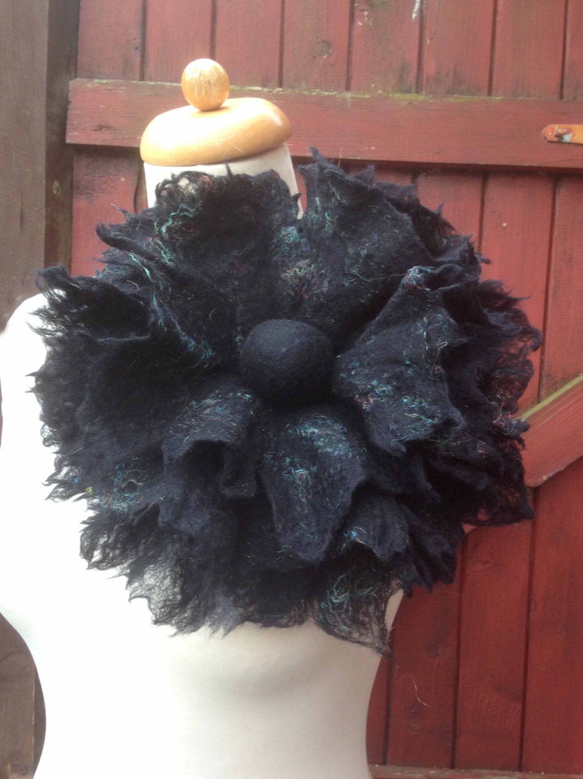 Felted Flower Corsage Pin Brooch Handmade Felted Wool Etsy