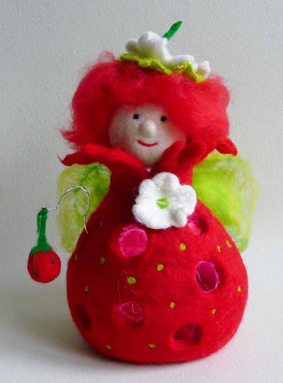 Felted Fairy, Doll, Tea Light, Handmade, Wool, Felt, Fairy,waldorf