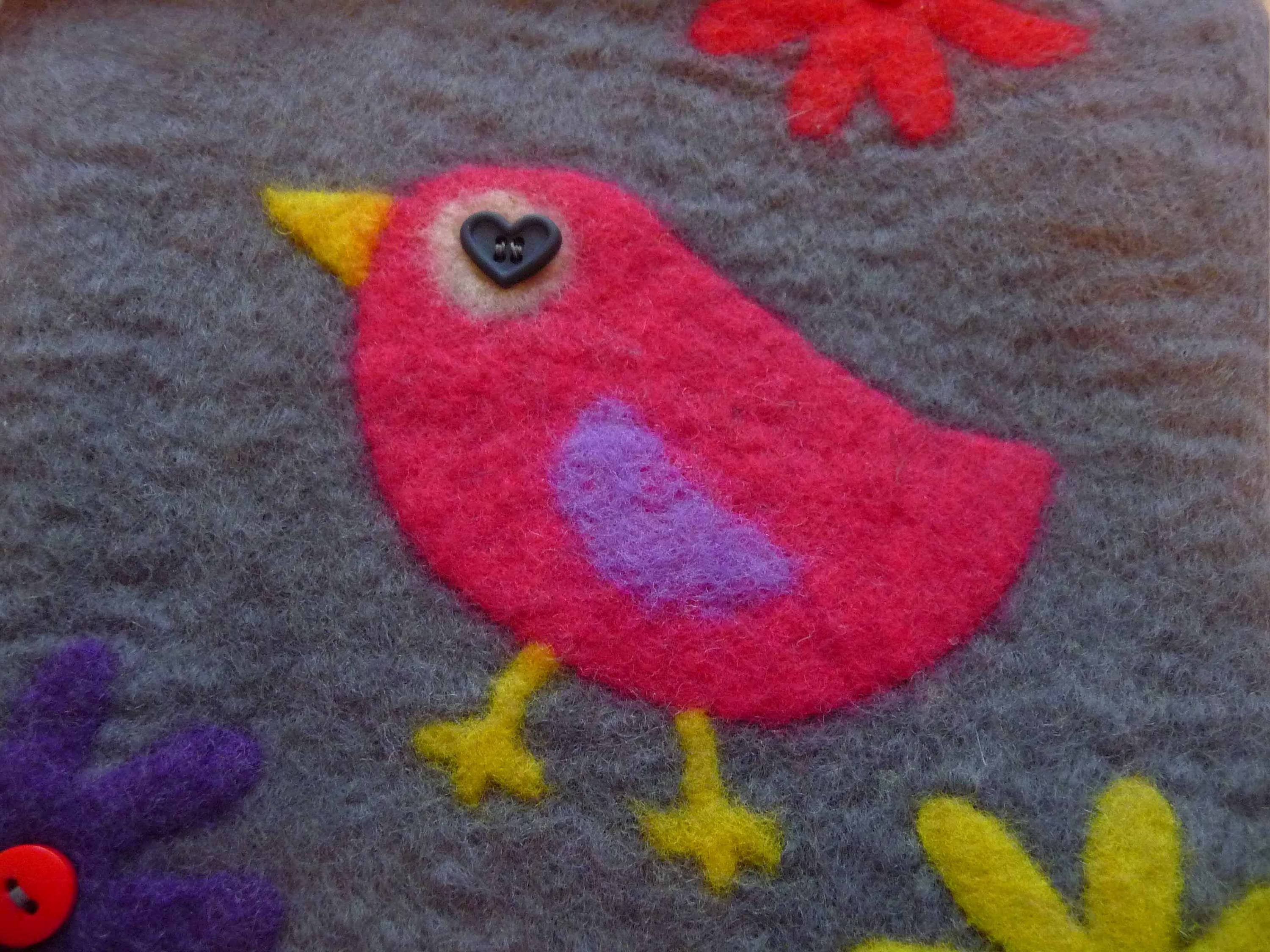 Hot water bottle felted cosy cover handmade felted wool Etsy