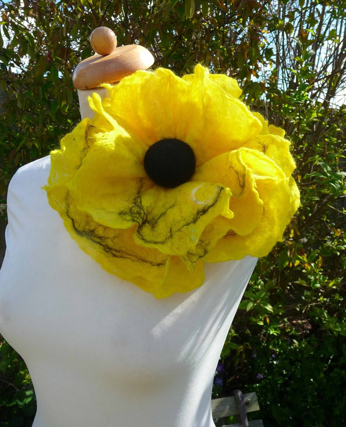 Felted Flower Corsage Pin Brooch Handmademade TO ORDER Etsy