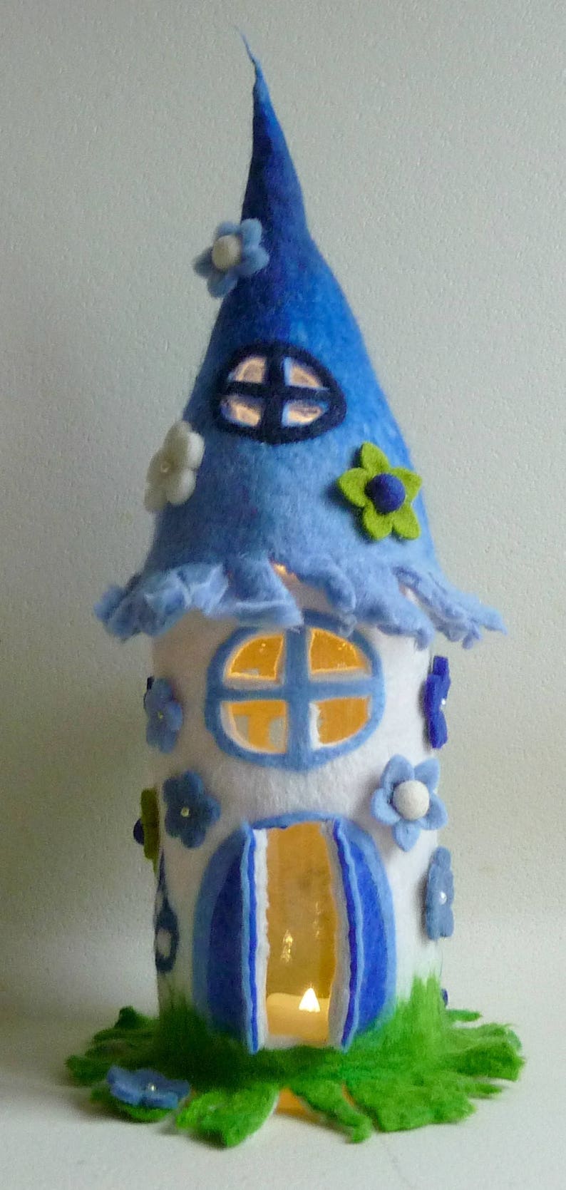 Fairy House Tea Light Holder Toadstool Bedside Lamp Night Etsy