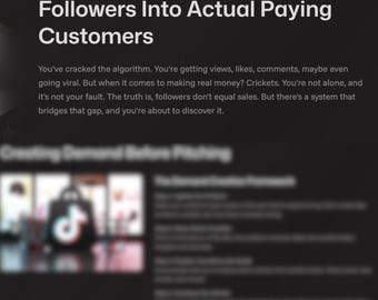 TikTok 100K Followers No Sales | Guide