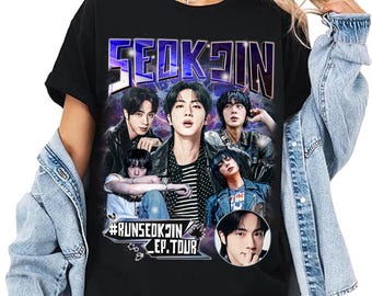 Jin Shirt Team Kim Seokjin T-shirt Gift for ARMY Fan, RUN Bangtan
