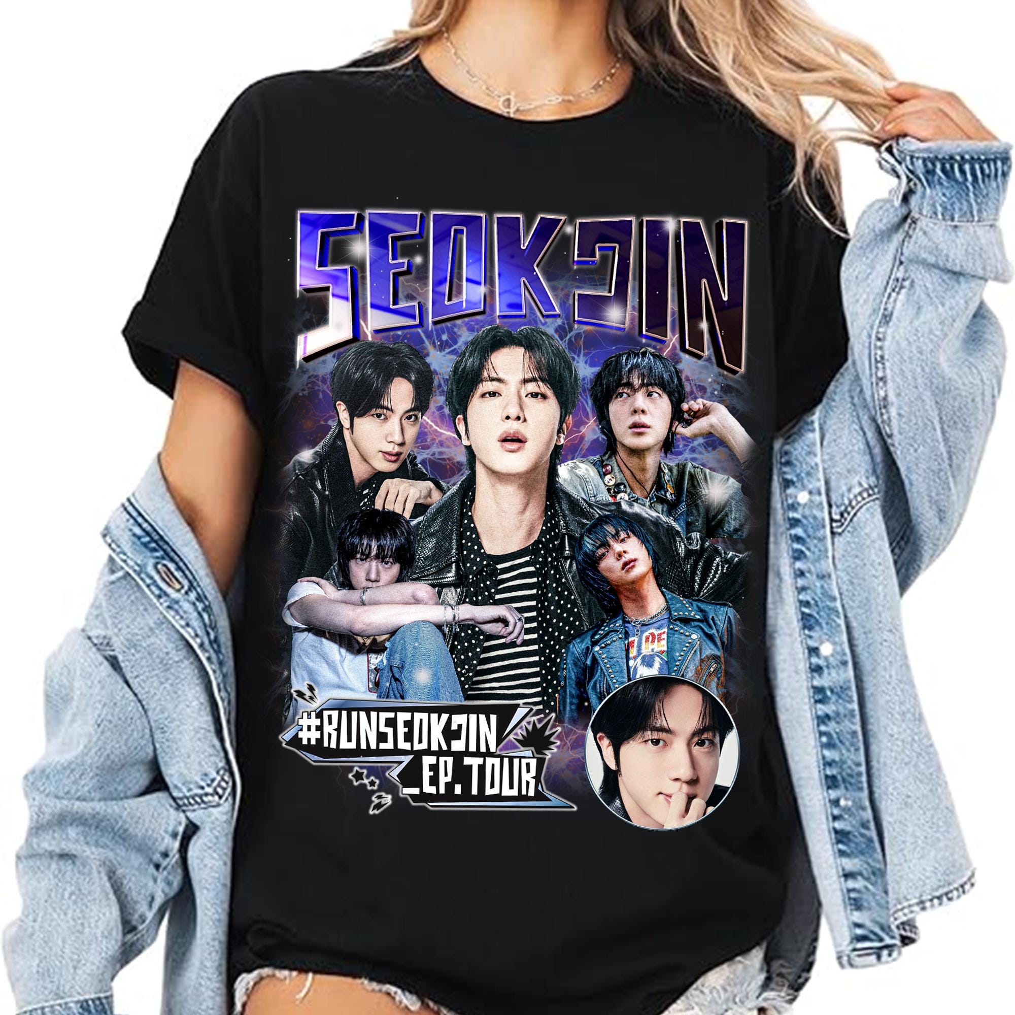 ☆PRMD☆ RUNSEOKJIN_EP.TOUR JERSEY M Run Seokjin Tour Jersey 🎣💙🫧 a lil something to make us feel the