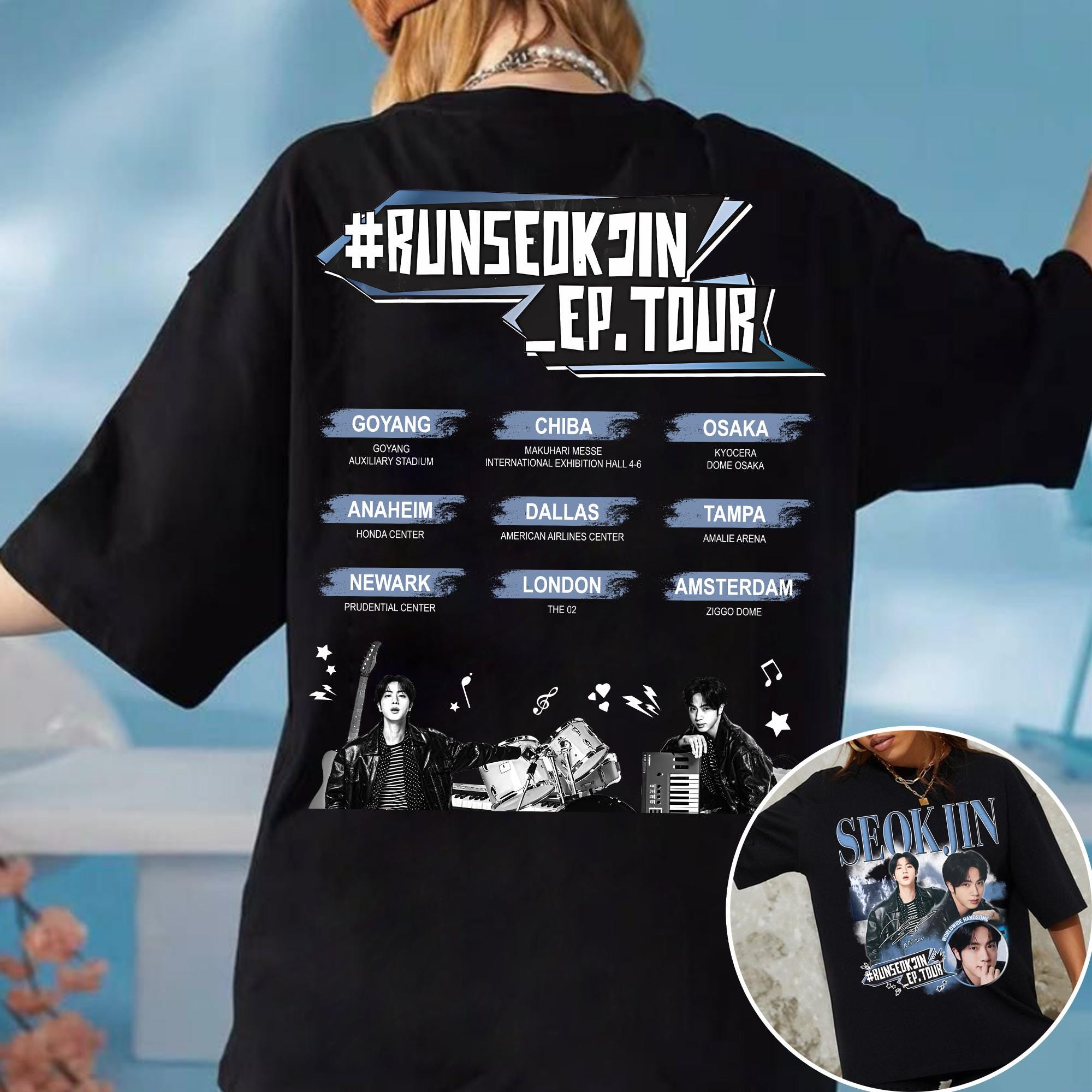 ☆PRMD☆ RUNSEOKJIN_EP.TOUR JERSEY M Run Seokjin Tour Jersey 🎣💙🫧 a lil something to make us feel the