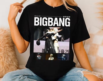 Big Bang K-pop T-shirt, BIGBANG Shirt, Men's and Women's Sizes