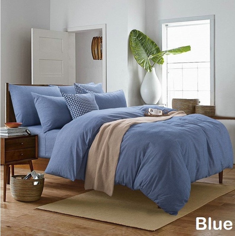 Linen duvet cover duvet cover king Linen Bedding 100 Flax Etsy