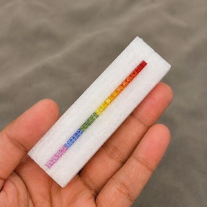 AAA Natural Rainbow Sapphire Gradient 2.70 Ct | 24 Pcs Square Cut 2.5mm Multi Color Loose Gemstone Set | Perfect for Tennis Bracelet & Jewe