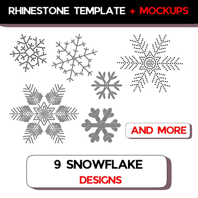 Snowflake Svg Rhinestones - Etsy