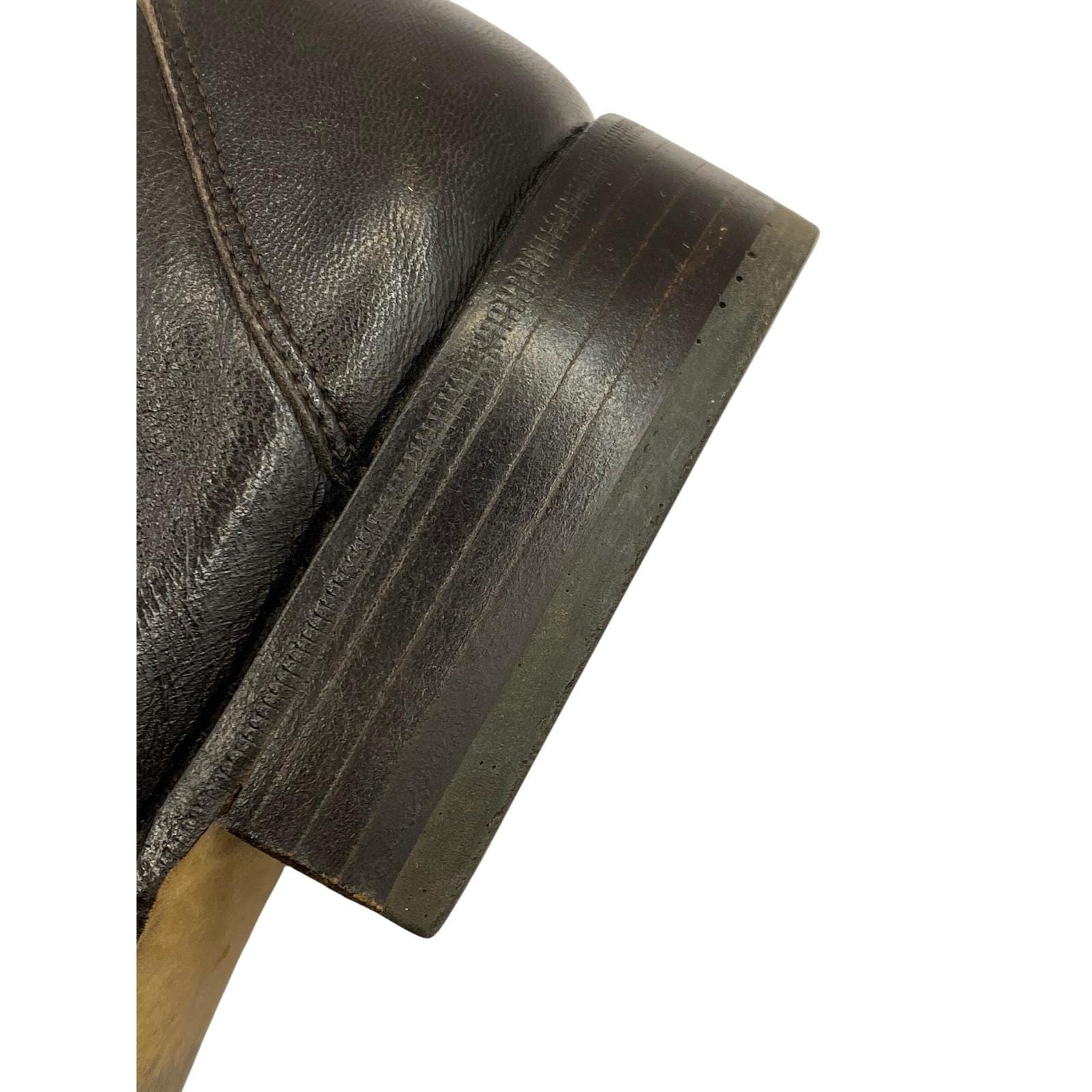 Vintage Bally Enrico Mens Dark Brown Leather‎ Penny Loafers Swiss Made Size 9.5 Vintage Bally Enrico Mens Dark Brown Leather Penny Loafers  main image 4