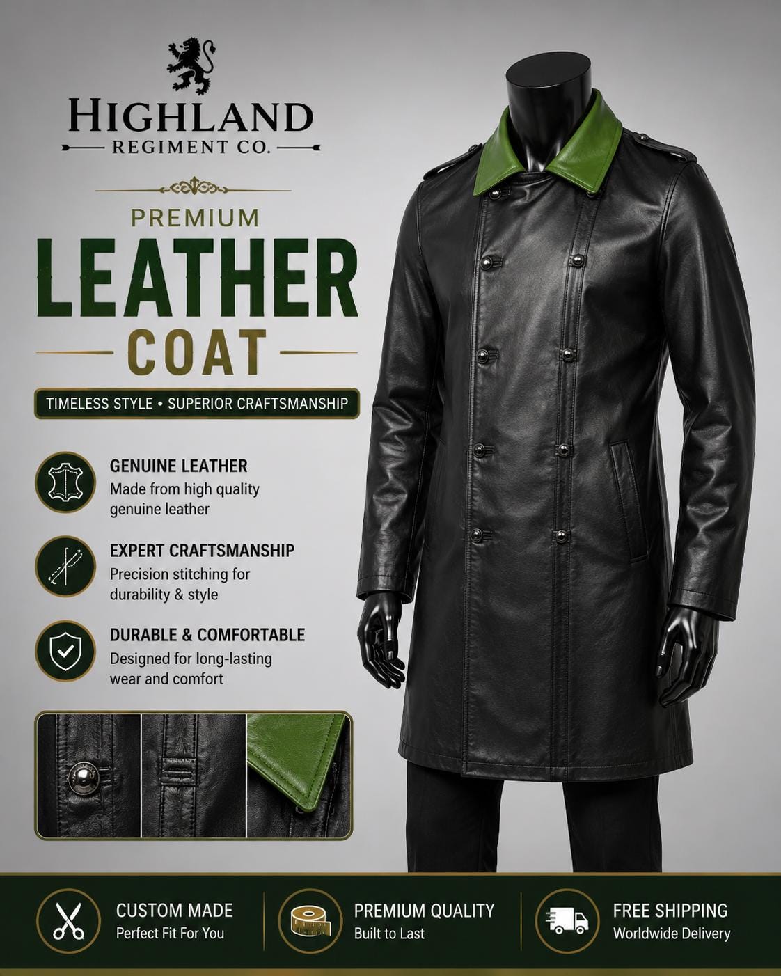 Ww2 german officer leather coat - Etsy 日本