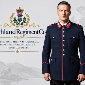 Handgjord belgisk gendarmeripolisuniformjacka mörkblå ull militär paradtunika