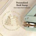 Personalized Book Embosser Stamp, Custom Library Embosser, Ex Libris Embosser,Gift for Book Lovers