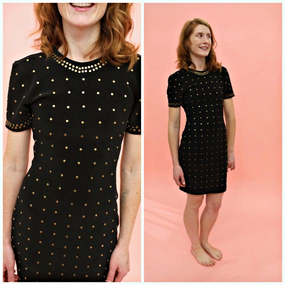 Tadashi Shoji Studded Bodycon Dress