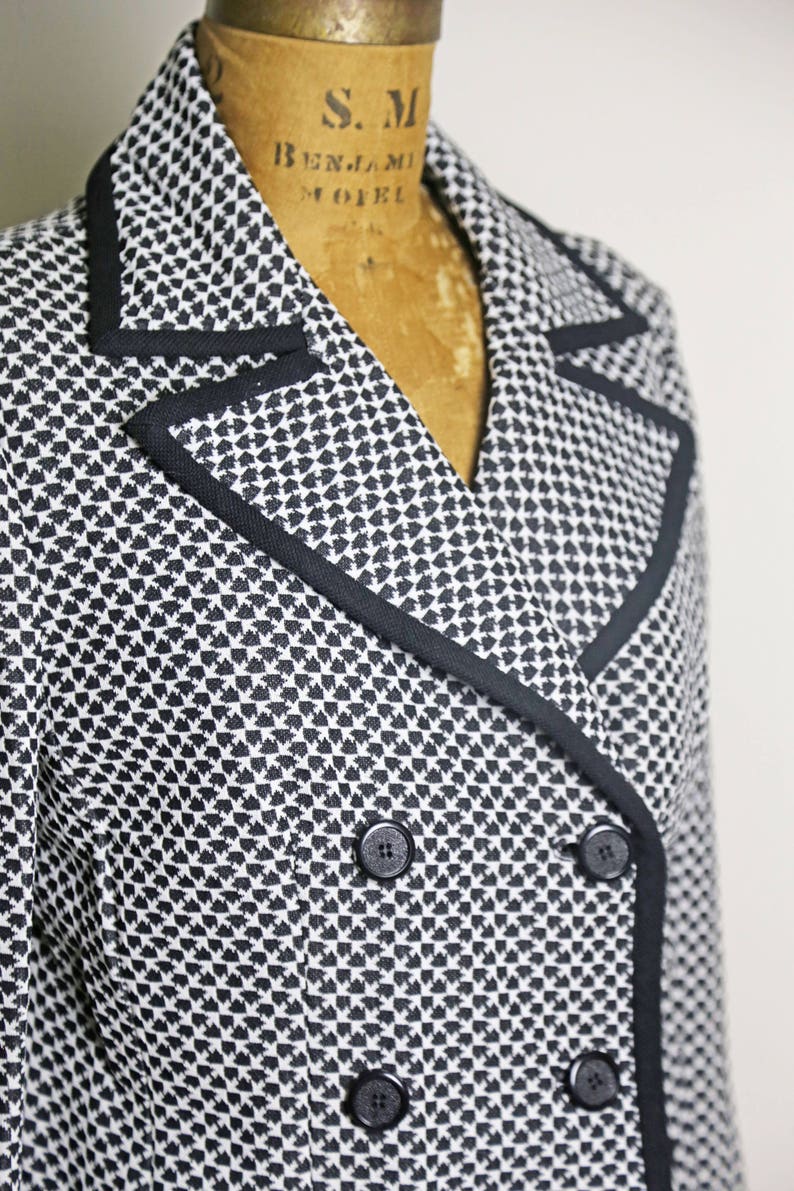 1960s Butte Knit Button Up Blazer
