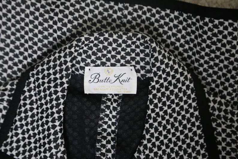 1960s Butte Knit Button Up Blazer