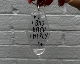 girl power gift - girl power energy - gift for her- funny keyring - cute keyring - custom keyring