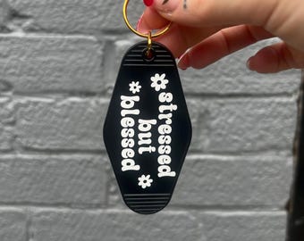 cute quote keyring - positive keyring - gift for her- funny keyring - cute keyring - custom keyring