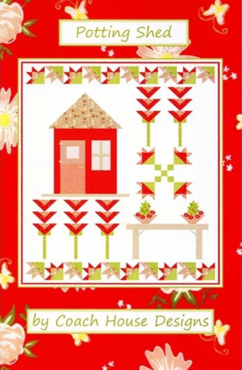 Potting Shed Quilt Pattern Coach House Designs Designed by Etsy