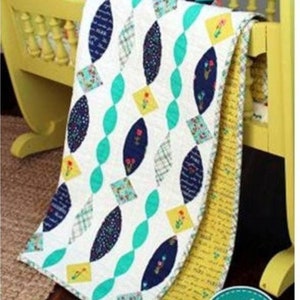 Lindy Baby Quilt Pattern - From Amy Gibson - Crib Size - #129 - Baby Quilt Pattern - Fast Shipping