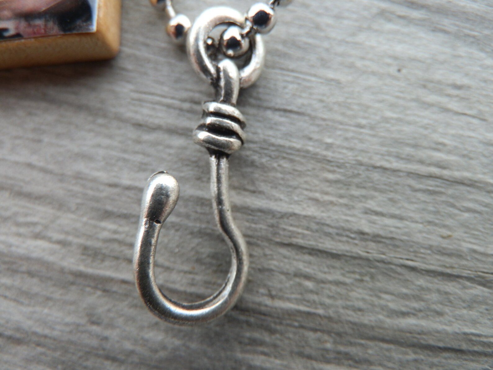 Once Upon A Time Captain Hook Scrabble Tile Pendant and Hook Etsy